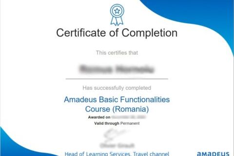 Certificat Agent Ticketing_Amadeus